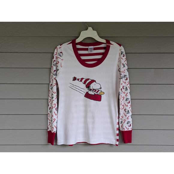 Hanna Andersson Other - Women’s Hanna Andersson Peanuts Sledding Snoopy Pajama Top Shirt - Size M